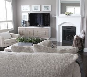 family room gets a cozy makeover before after, home decor, living room ideas