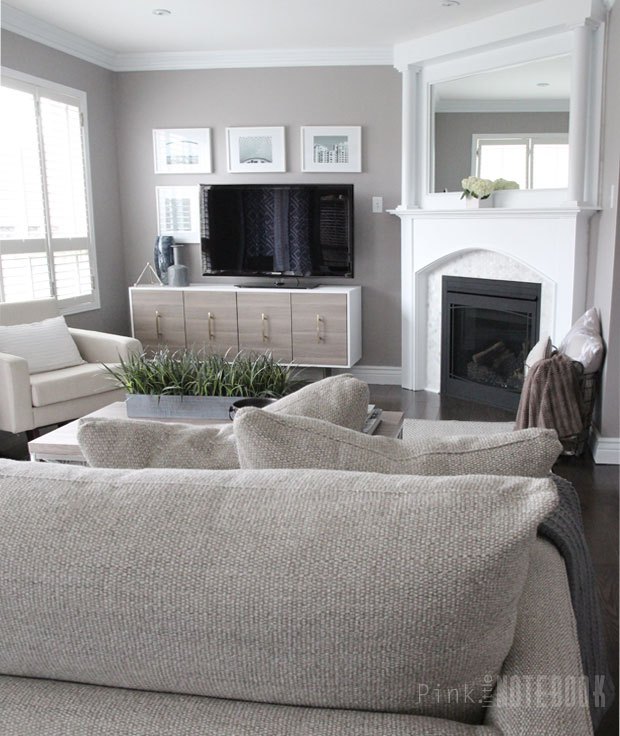 family room gets a cozy makeover before after, home decor, living room ideas