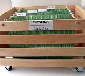 diy open top rolling filing cabinet, crafts, home office, organizing, repurposing upcycling, storage ideas