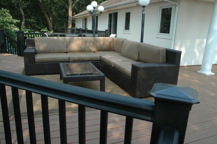 designing and building decks in late fall, decks, outdoor living, TimberTech Deck and Railing