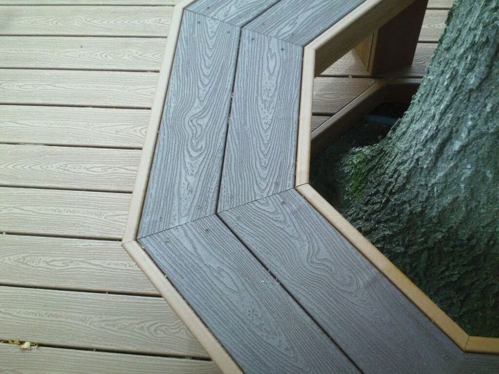 designing and building decks in late fall, decks, outdoor living, Trex Decking and Custom Bench