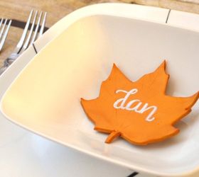 Fall Leaf Place Cards