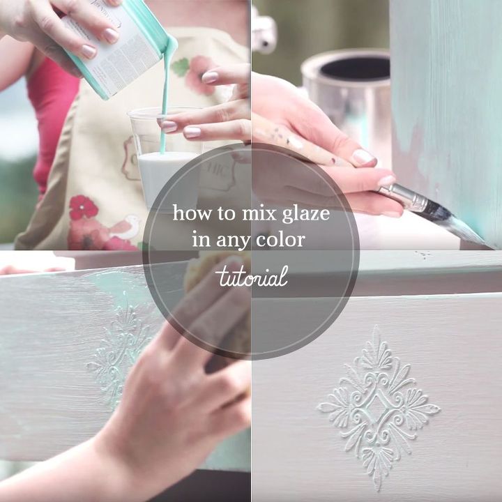 how to mix glaze in any color, home decor, how to, painted furniture