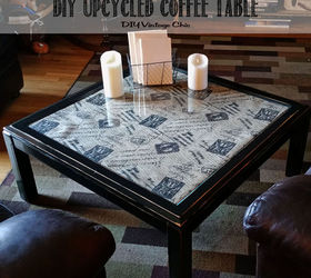 diy upcycled coffee table, painted furniture