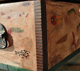 an old box gets a new life, organizing, repurposing upcycling, storage ideas, tools
