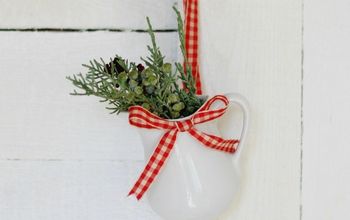 Easy Farmhouse Christmas Ornament #HandmadeChristmasOrnaments