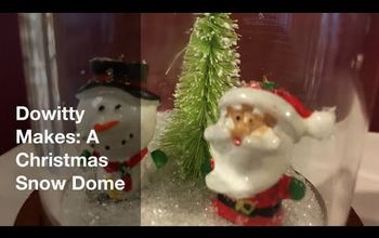 ¡Cómo hacer una cúpula de nieve de Navidad personalizada!