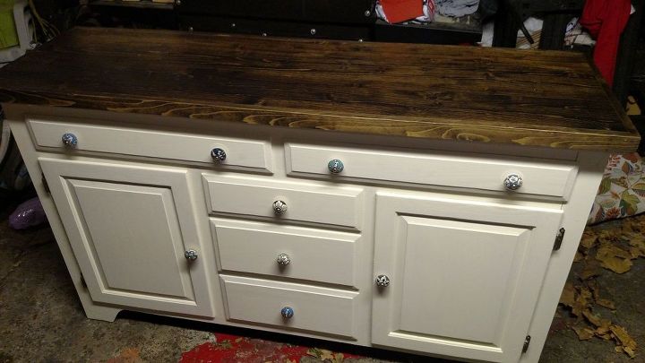 another kitchen buffet island, painted furniture