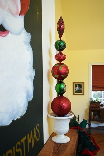 diy ornament topiaries christmas decorations fireplaces mantels seasonal holiday decor - Topiary Christmas Decorations diy ornament topiaries christmas decorations fireplaces mantels seasonal holiday decor - Topiary Christmas Decorations