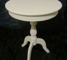 pedestal table with weathered finish