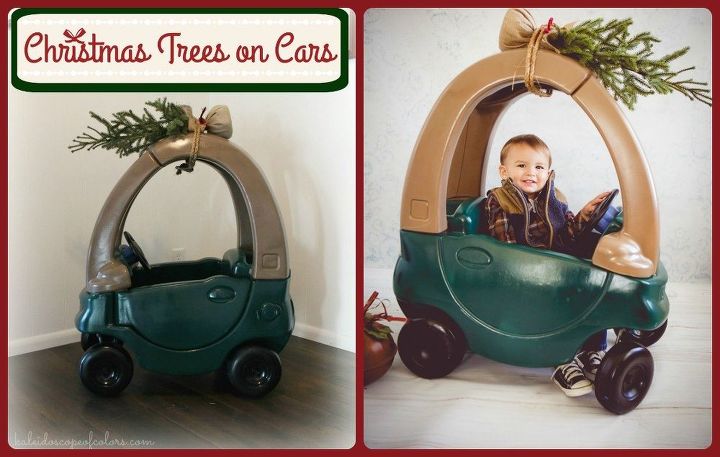 rvores de natal em carros diy little tikes car