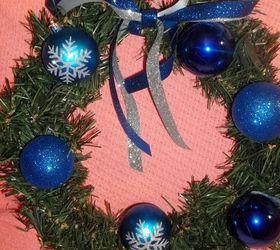 hanukkah wreath in progress, crafts, seasonal holiday decor, wreaths