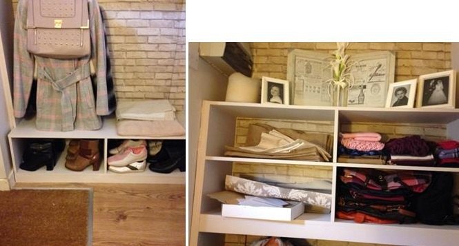 entrance partition made nice, diy, organizing, storage ideas