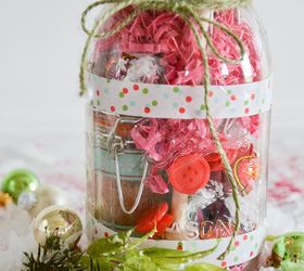 tea lover s mason jar christmas gift diy, crafts, mason jars