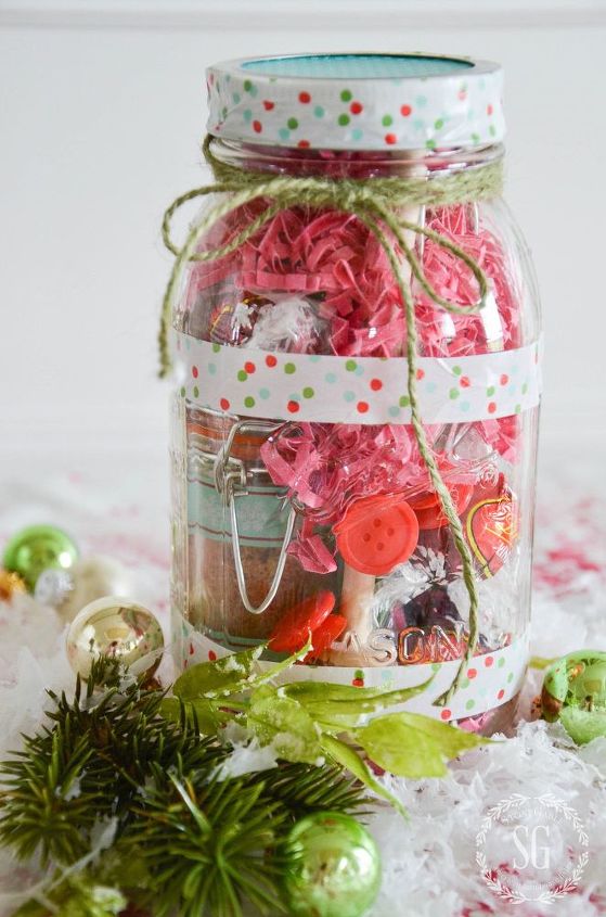 tea lover s mason jar christmas gift diy, crafts, mason jars