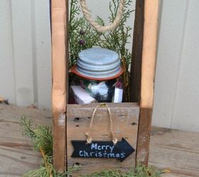 diy wood gift bag for mason jar gift for teachers, christmas decorations, crafts, mason jars