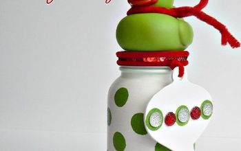 Polka Dot Mason Jar Christmas Gift for Baby Girl