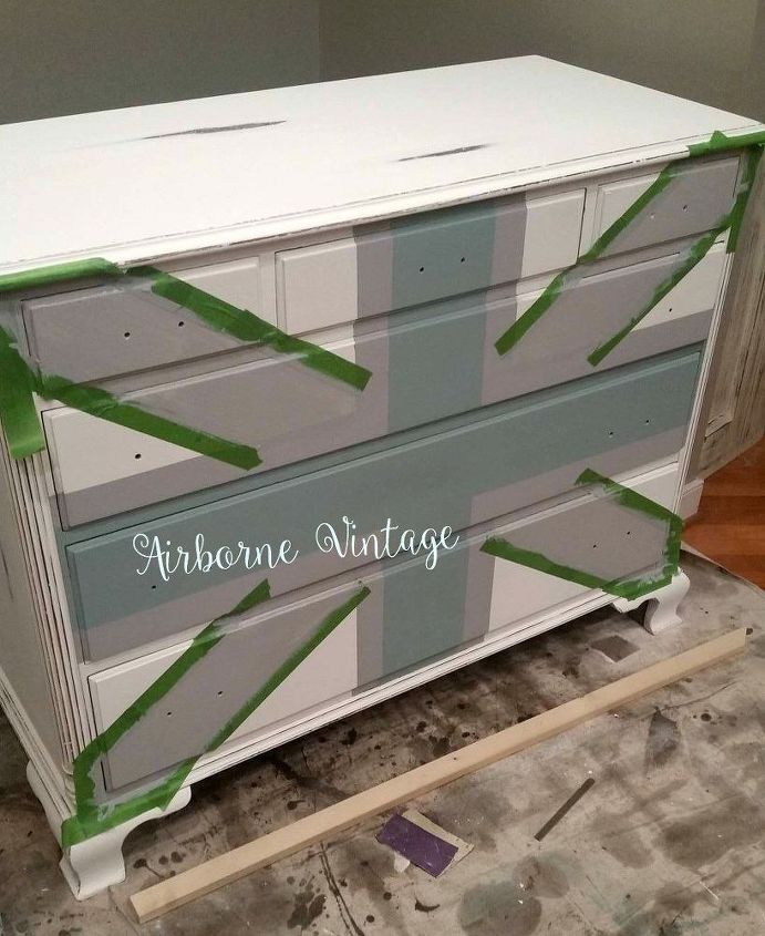 Beachy Neutral Union Jack Dresser Hometalk
