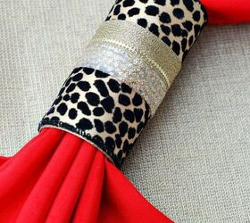 Holiday Napkin Rings From TP Rolls