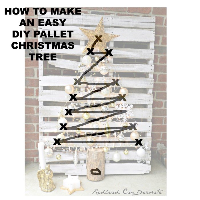 pallet christmas tree, christmas decorations, pallet, repurposing upcycling, seasonal holiday decor