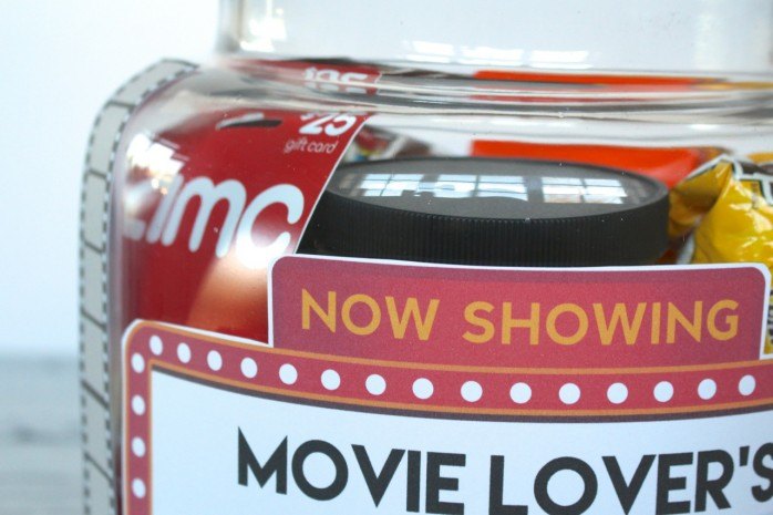 presente para os amantes do cinema em uma jarra