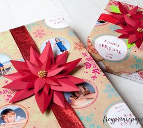 diy paper poinsettia tutorial for christmas decor, christmas decorations, crafts, how to, seasonal holiday decor
