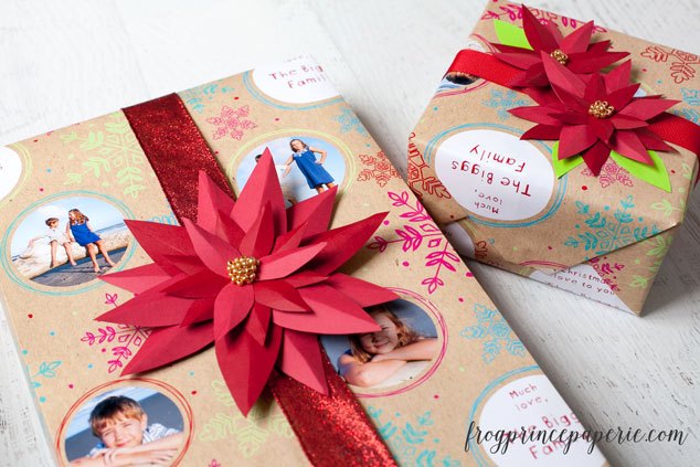 tutorial de poinstia de papel para o natal decorao