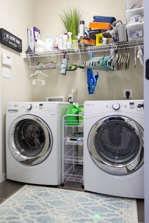 laundry room makeover, laundry rooms, organizing, storage ideas, Here s what it looked like before