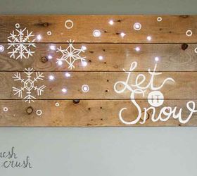 lighted pallet sign for christmas, christmas decorations, diy, how to, pallet, seasonal holiday decor