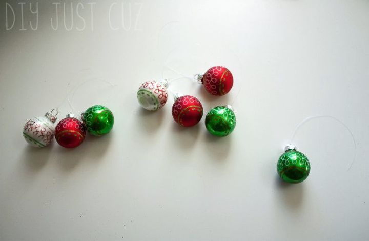 diy ornament mistletoe, christmas decorations, seasonal holiday decor
