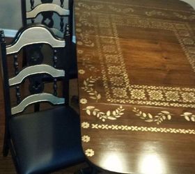 holy stencils, painted furniture