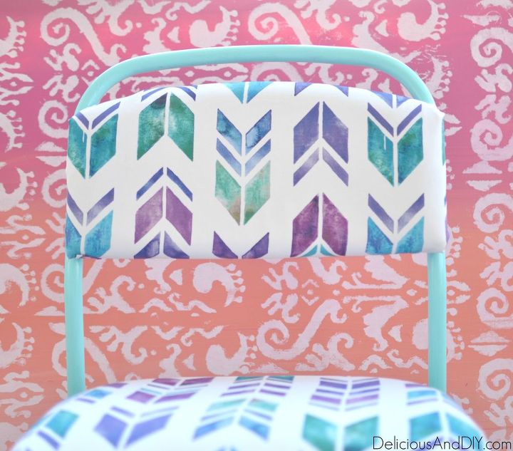 chair makeover, painted furniture, reupholster