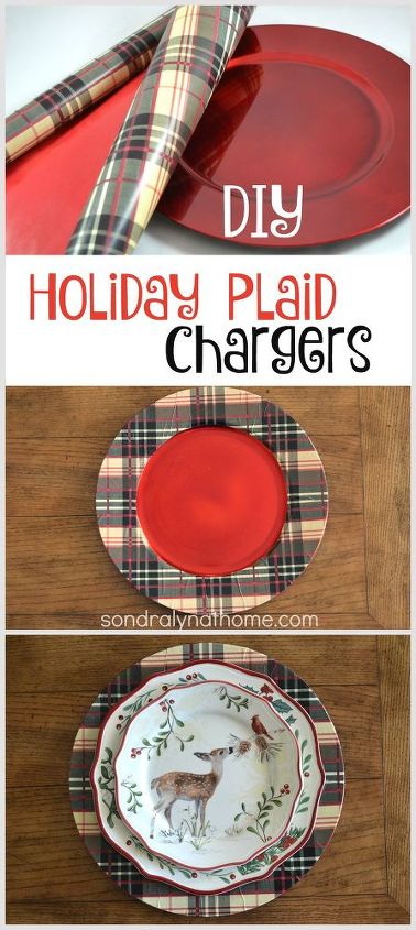 diy plaid holiday charger plates christmas decorations crafts seasonal holiday decor - Christmas Charger Plates diy plaid holiday charger plates christmas decorations crafts seasonal holiday decor - Christmas Charger Plates