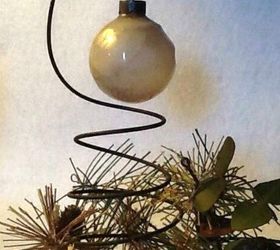 s from your community 10 inexpensive shortcuts to a better holiday home, home decor, home improvement, repurposing upcycling, Display your best ornaments using bedsprings