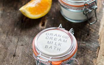 Homemade Orange Cream Milk Bath Gift