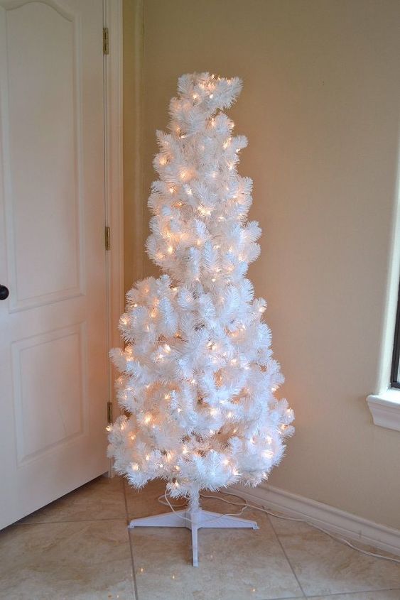 How To Fill Out A White Artificial Christmas Tree Rainbow Ombre Decorations How To Fill Out A White Artificial Christmas Tree Rainbow Ombre Decorations