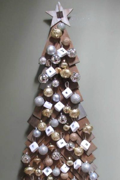 s 20 fake christmas trees you ll wish you d seen sooner, christmas decorations, repurposing upcycling, seasonal holiday decor, Advent and Ornament Awesomeness