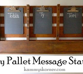 easy pallet message board, diy, organizing, pallet, repurposing upcycling, woodworking projects