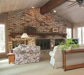 Ideas for White Washed Brick Fireplace Mantle Decor