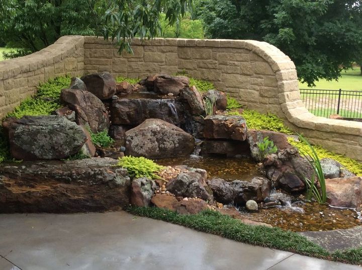 pondless waterfalls, landscape, ponds water features