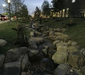 pondless waterfalls, landscape, ponds water features
