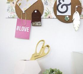 diy round cork board holder, crafts, wall decor