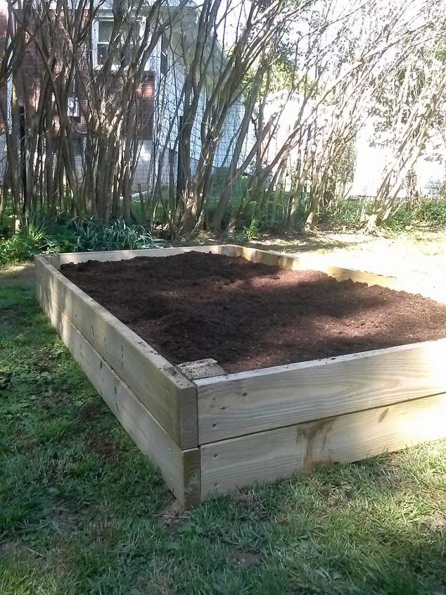 raised garden don t be scared, diy, gardening, raised garden beds, woodworking projects