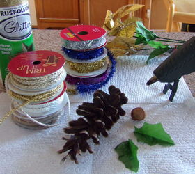 pinecone angel, crafts, seasonal holiday decor, Gather your materials