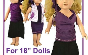 Super Easy No Sew (18" Doll) Clothes