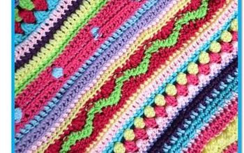 Crocheted Stitch Sampler Blanket