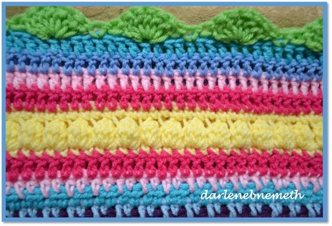 crocheted stitch sampler blanket, crafts
