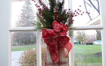 Oven Mit Christmas Decoration {Wreath Alternative}
