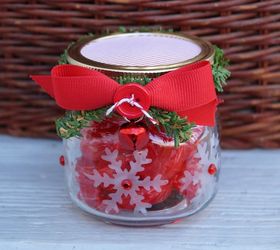 etched snowflake candy jar, christmas decorations, crafts, how to, seasonal holiday decor