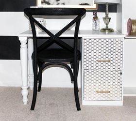 How Can I Build A Desk Using A Wooden File Cabinet And Wood Crates